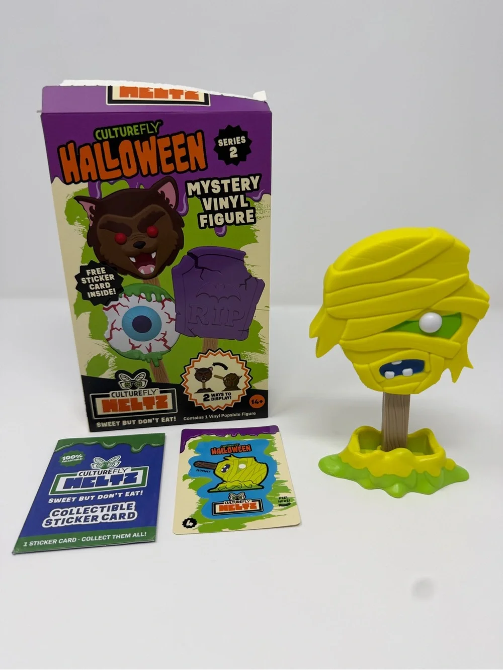 CultureFly Meltz Halloween Series 2 Mummy Popsicle Mystery Vinyl Figure